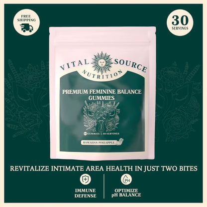 Vital Source Feminine Balance Gummies - Hawaiian Pineapple 60 Count